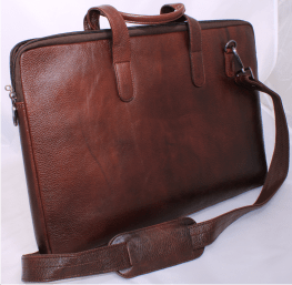Leather sleet Laptop Bag