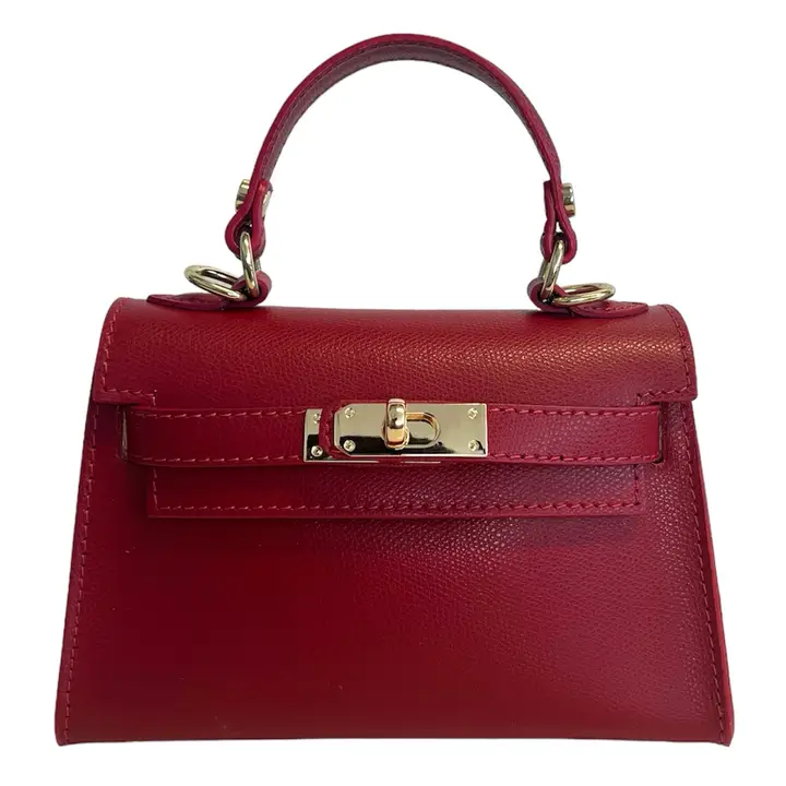 Sukumall-Modarno-Dark-red-colour-genuine-leather-ladies-bag