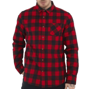 Red Checked Flannel Shirt