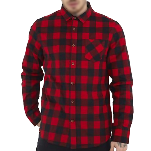 Red Checked Flannel Shirt