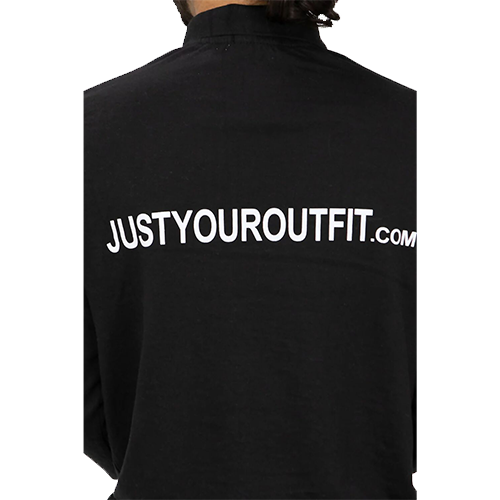 T1167Mb Polo T-shirt- black long sleeve