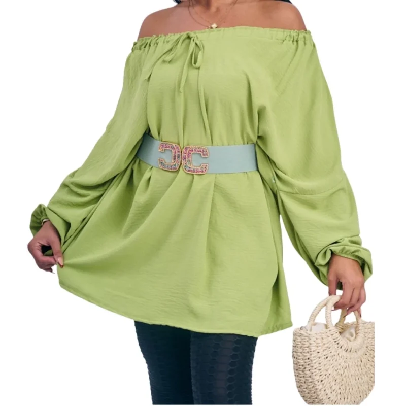 Merch-&-Carter-Online-Marketplace-Superstore-fashion-clothing-women-Dress-Plain-Oversized-Drawstring-Neckline-Top-Lime-Green-side-Right Merch-&-Carter-Online-Marketplace-Superstore-fashion-clothing-women-Dress-Plain-Oversized-Drawstring-Neckline-Top-Lime-Green-side-Right