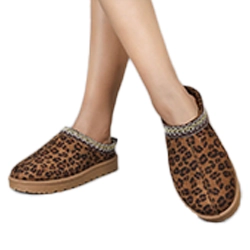 213557-25823c Embroidered Trim Indoor Shoes